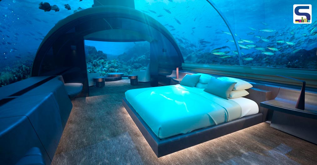 underwater hotel bed