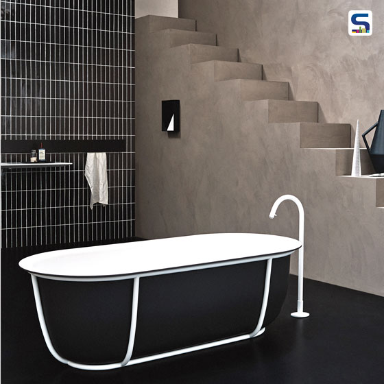 Patricia Urquiola’s designs showcase some unique creations with different materials and innovative ideas. She comes up with 3 new bathroom designs, Lariana, Cuna Bath and Sonar each with a delicate innovative characteristics.