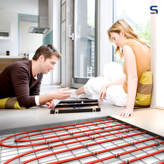 ‘Underfloor Heating and Cooling system’ from REHAU is one such easy and effective way to keep the office or home environment comfortable without spending an extra penny on the energy bill.