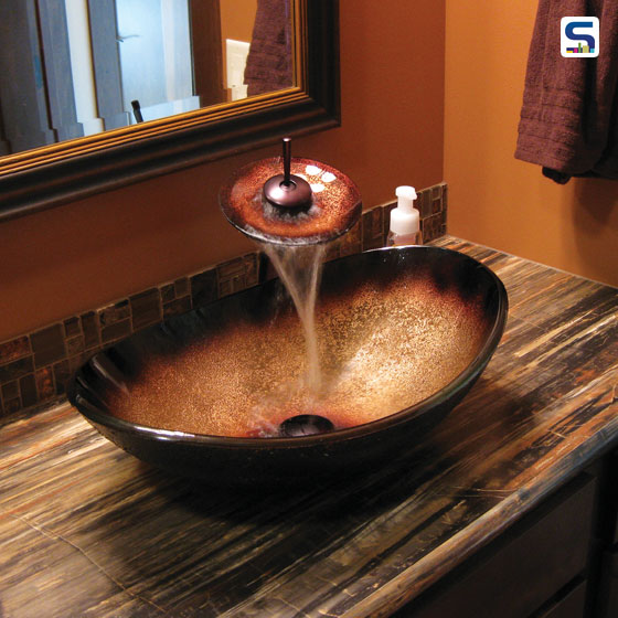 In the bath area, one place that really calls for creativity is wash basin. Its one area where the element of art can be skillfully added and this simple art of creativity can really turn a bathroom into an artistic space.
