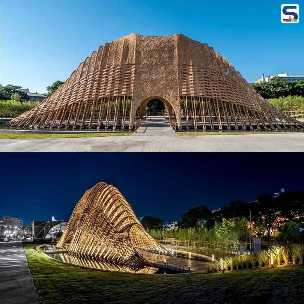 Best Bamboo Pavilion Ideas ZUO Studio Creates Glowing Bamboo Pavilion