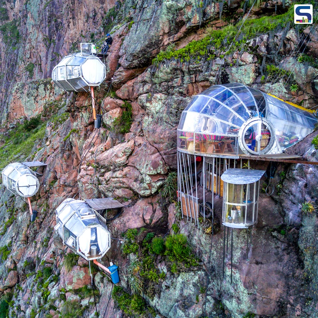 Precariously located on the side of a Peruvian mountain of Cuzco is The Natura Vive’s Skylodge Peru- a spectacular and breathtaking glass hotel, built to give guests an enthralling experience