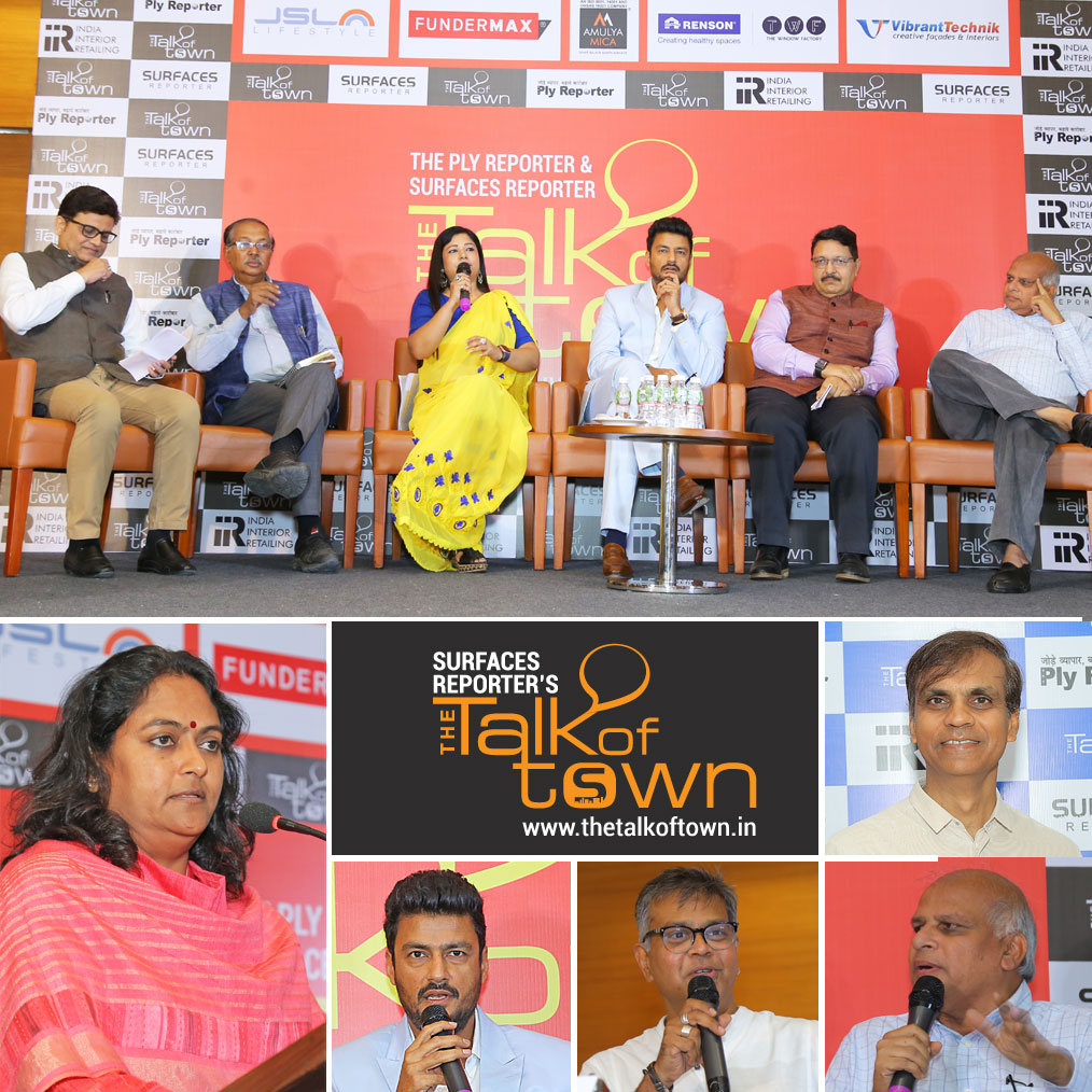 Surfaces Reporter- India’s 1st magazine specialized on ‘products & materials’ for architecture & Interiors-and Ply Reporter- India’s leading Ply magazine- have finished their 10th edition of the Talk of Town Event on 4th May 2019 at Hotel Renaissance, Ahmedabad.