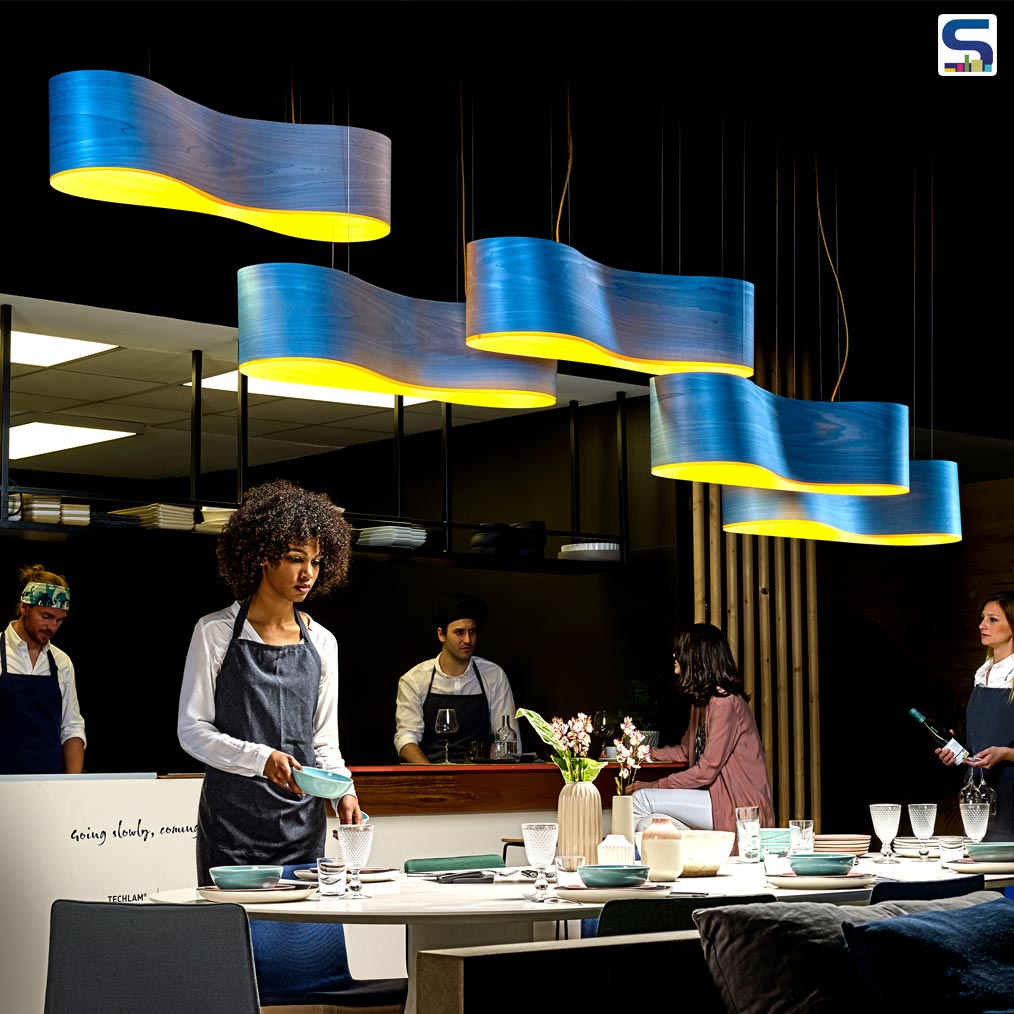 Free Flowing Pendant Light by Ray Power