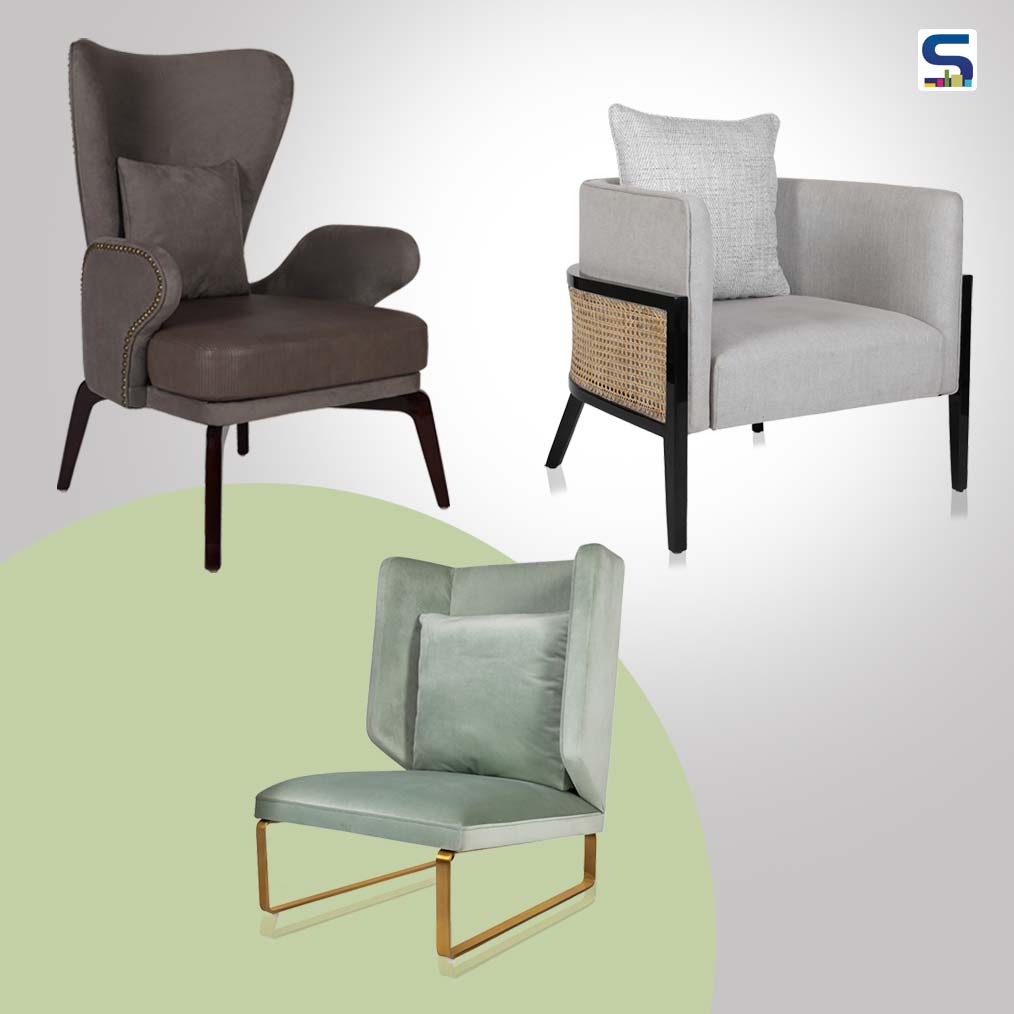 Find out the new collection of accent chairs unveiled by Nitin Kohli Home.