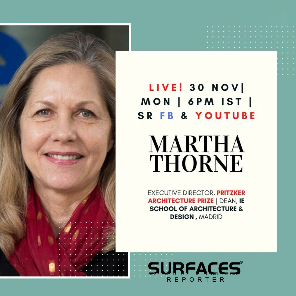 WATCH Martha Thorne on SURFACES REPORTER FB LIVE