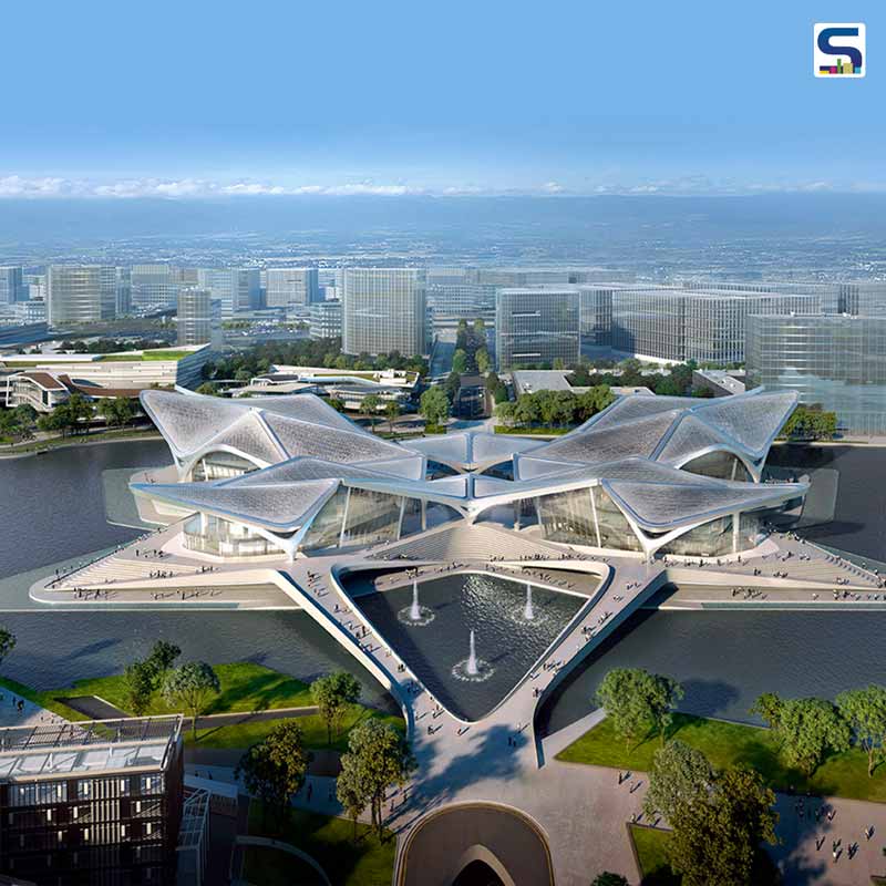 Construction work of Zaha Hadid