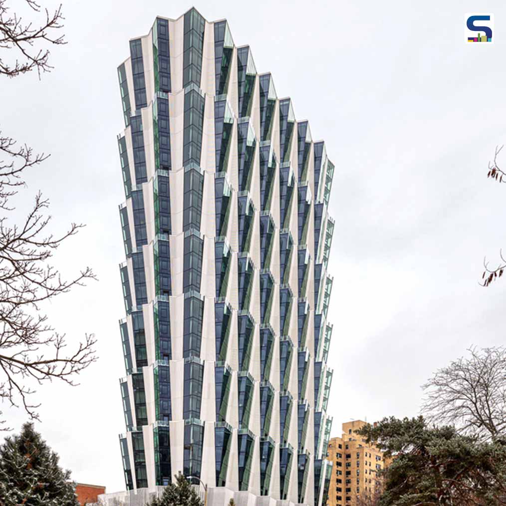 Leaf-Shaped Sections Protrudes From the Gleaming Façade of One Hundred Residential Tower in US | Studio Gang