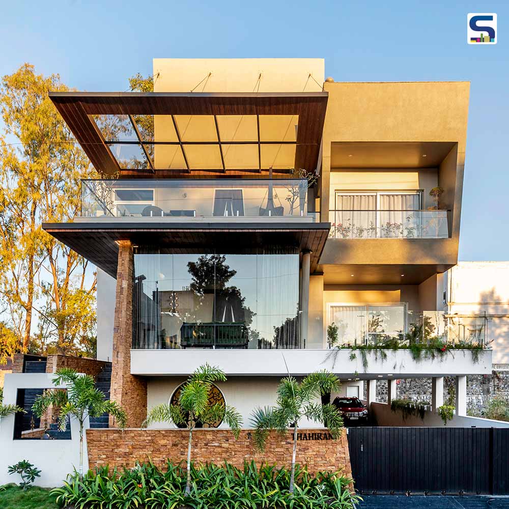 Yellow Stone Clads This Abode in Indore Designed by Span Architects | SR Exclusive