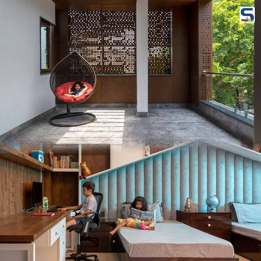 A Modish Home Designed by Rakhee Shobhit Design Associates for A Multi-Generational Family in Gurugram | Bomb Residence