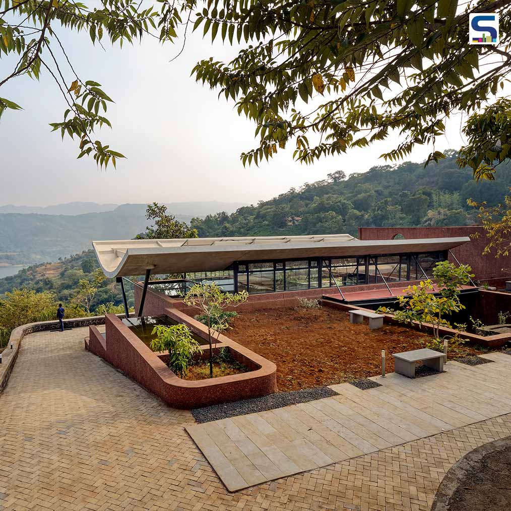 70 Feet Long Arched Ferro-Cement Roof Covers the Top of This Weekend Home in Pune | Red Brick Studio | The Cove House