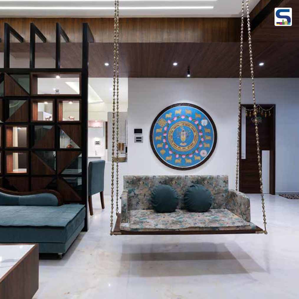 This Vaastu-Compliant Home in Rajkot is Defined By Minimal Design, Local Art and Sustainability | AUURA Interior Design Studio