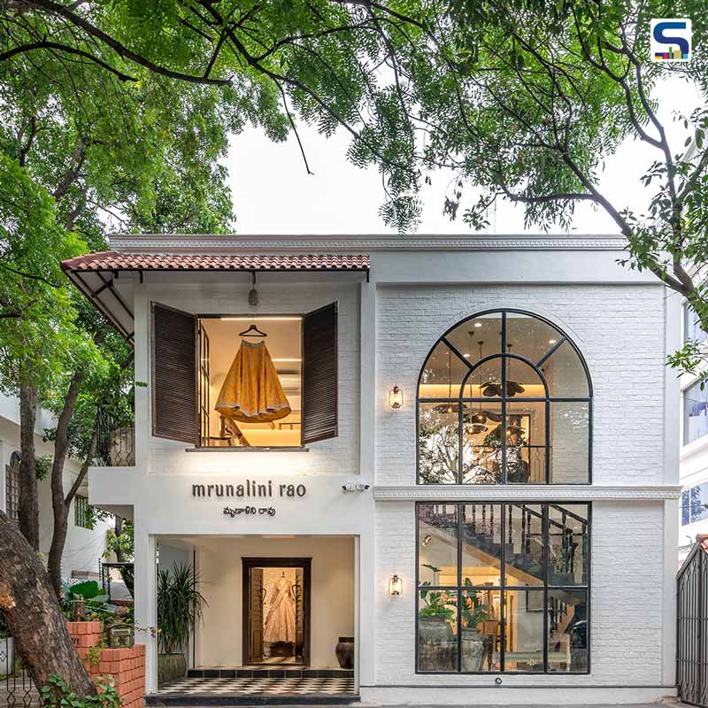 Colonial Style Dominates The Interiors of This Flagship Store in Hyderabad Designed by Crafted Spaces