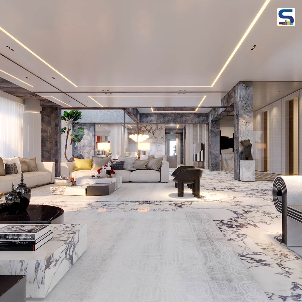Opulent Furniture and Statement Artworks Accentuate This Luxurious Duplex Apartment in Gurugram | Essentia Environments