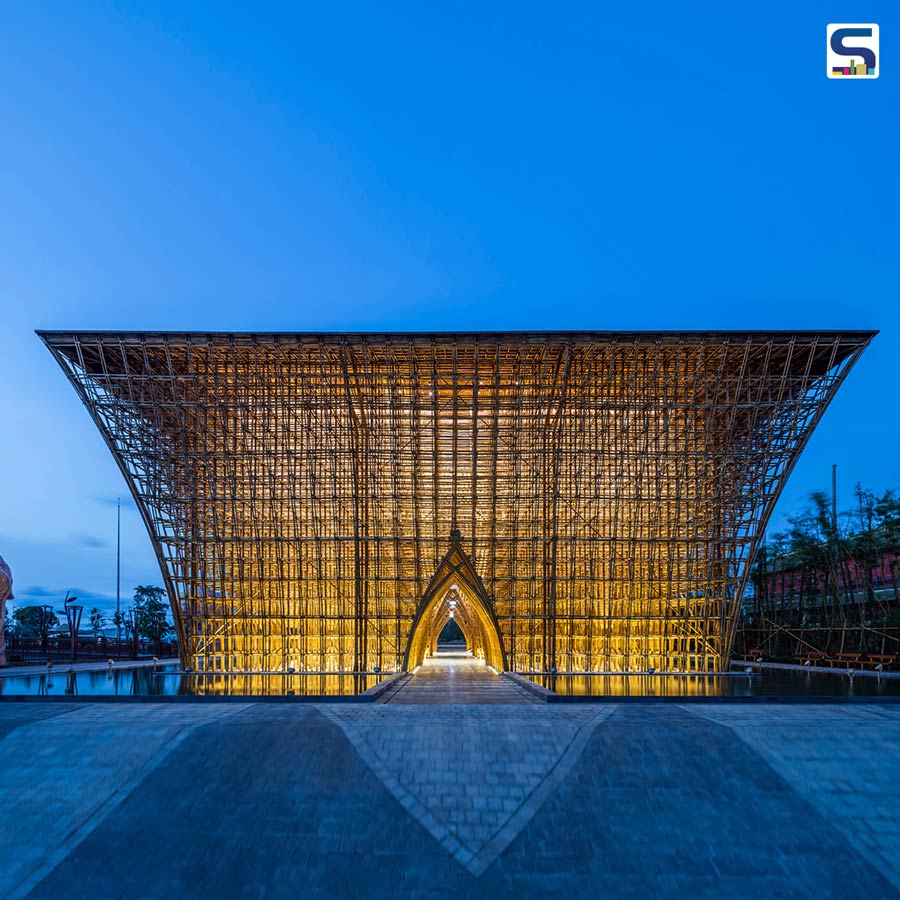 42000 Pieces of Bamboo Complete This Intricate Welcome Center in Vietnam | Vo Trong Nghia Architects