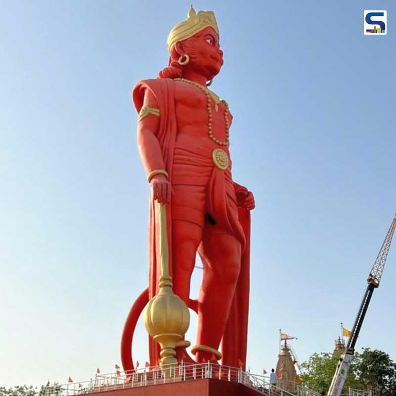 PM Modi Unveils 108 Ft Statue of Hanuman in Gujarat
