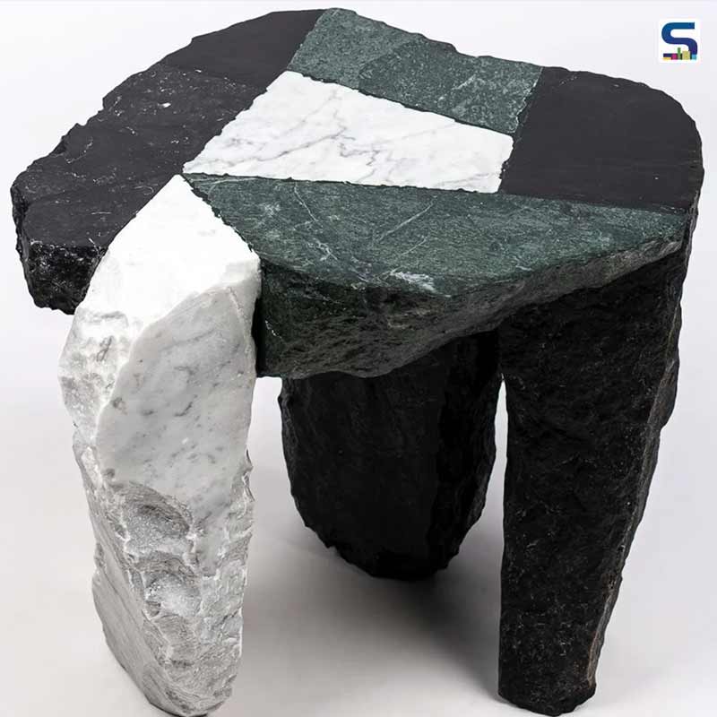 Waste Marble Pieces Are Used In The Creation Of Miscellaneous Side Table | Italy | Millim Studio