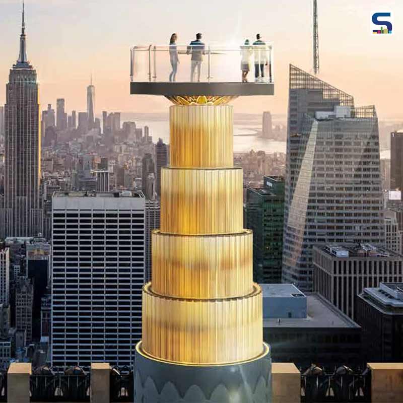 The Top of the Rock is planning to create a Skylift viewing platform and Rooftop Beacon at the Top of the 70th floor of 30 Rockefeller Plaza-the Manhattan landmark- that would offer thrilling rides and 360-degree views of New York City.