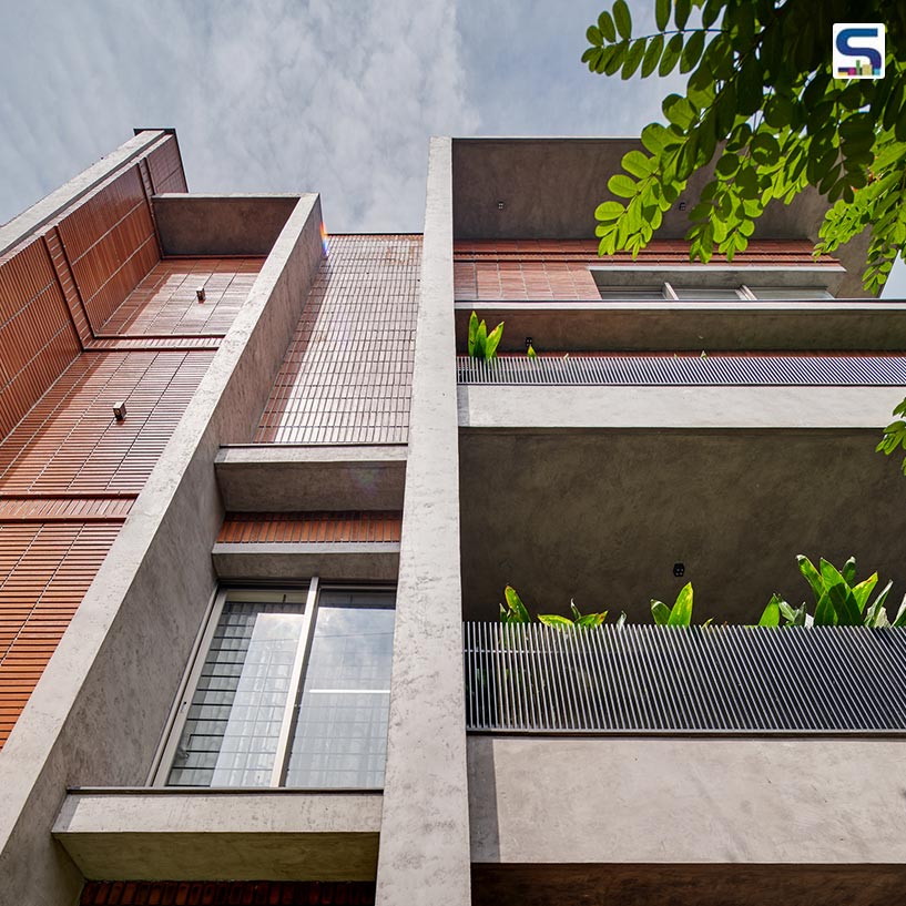Brick Veil Flood The Interiors of This Home With Natural Light While Maintaining Privacy | Haarsha Architects | Bengaluru