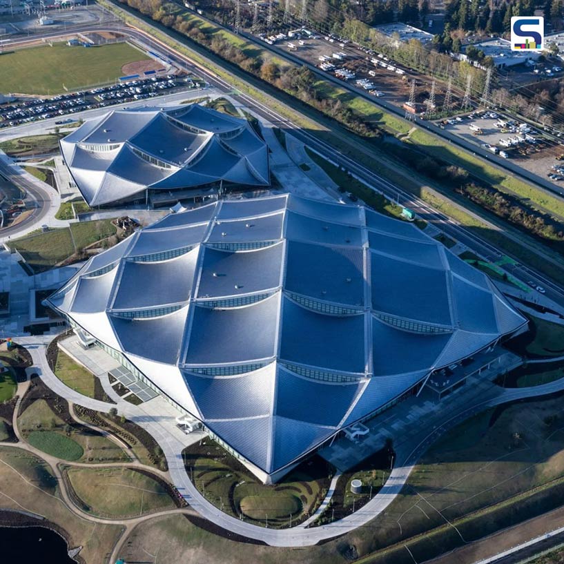 Dragon Scale Photovoltaic Panels Cover The Google Campus Designed in California’s Silicon Valley By BIG and Heatherwick