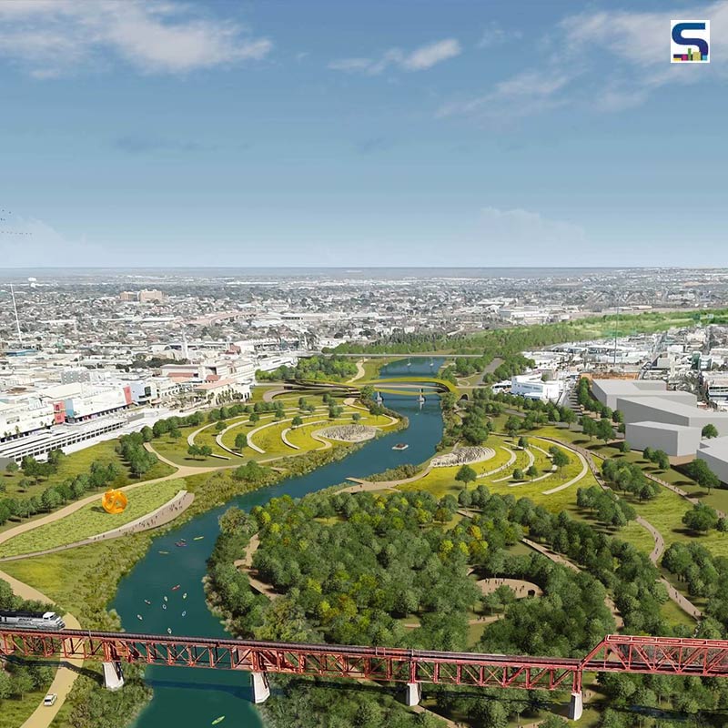 San Antonio-based firm Overland Partners and Laredo’s local architecture studio Able City have recently unveiled plans for a binational border park along the Rio Grande between Mexico and the US.