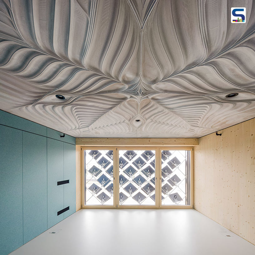 ETH Zurich Combines 3D Printing And Casting to Create Energy-Efficient Concrete Slab Ceiling in This Office | Switzerland