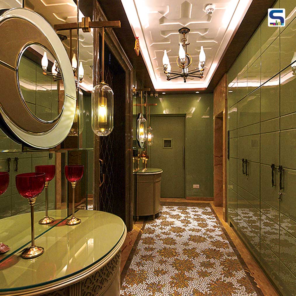 Luxury Mosaic Flooring Transforms the Lift Lobby