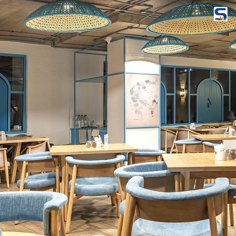 Experience A Slice of Santorini at Greek-theme Inspired Café Azzure in Bengaluru | DS2 ARCHITECTUREExperience A Slice of Santorini at Greek-theme Inspired Café Azzure in Bengaluru | DS2 ARCHITECTURE