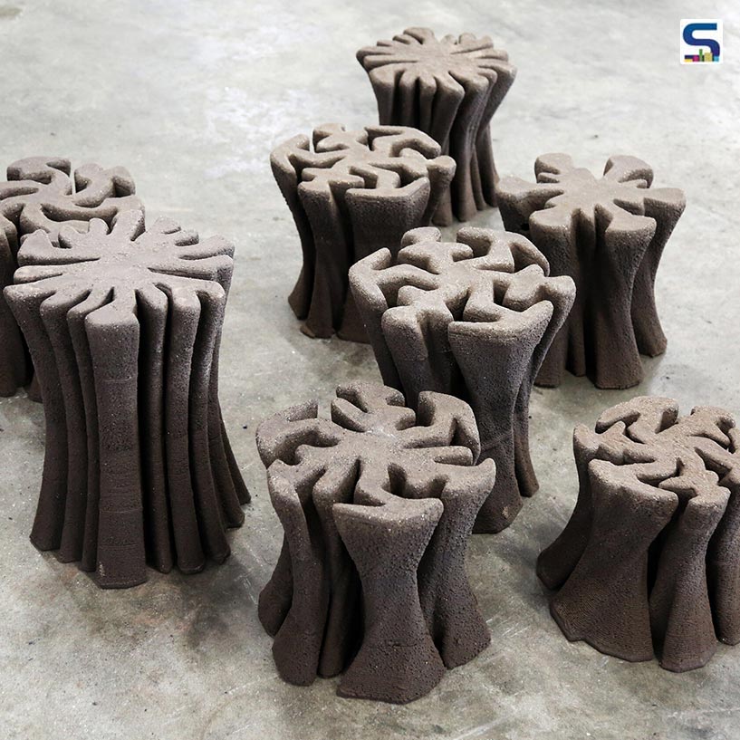 Centered on two different ecologies – anthropocentric and natural environment – to unanimously bring them together rather than separating them through an artificial intervention, the Tidal Stool is an artistic creation by Robotic Fabrication Lab HKU.
