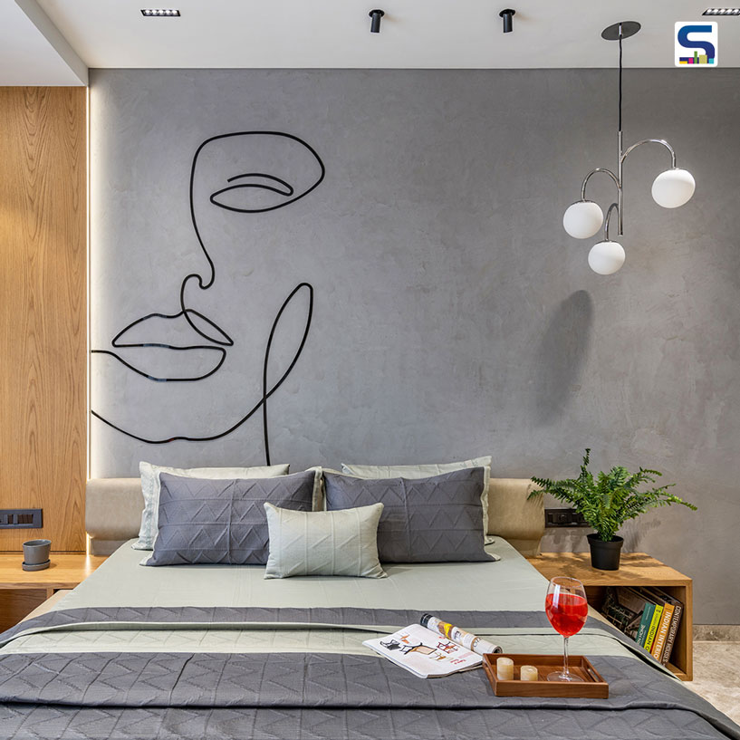 Elegant Material Palette and Lavish Finishes Characterise this Modern Home | Ahmedabad | Archaic Design Studio
