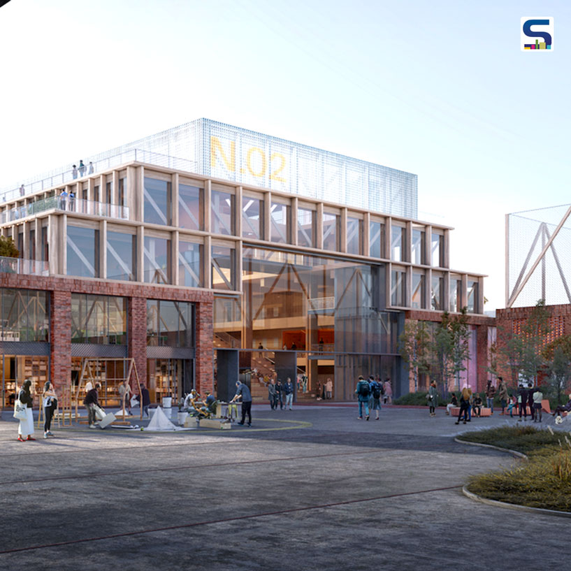 Haptic And PIR2 Won To Create Unique Stepped Brick And Timber School And Cultural Centre In Oslo
