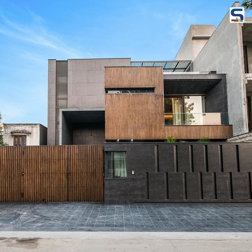 This Luxurious Villa Uses Wood and Stone Elements To Integrate Interiors and Exteriors | Faridabad | Workshop for Metropolitan Architecture
