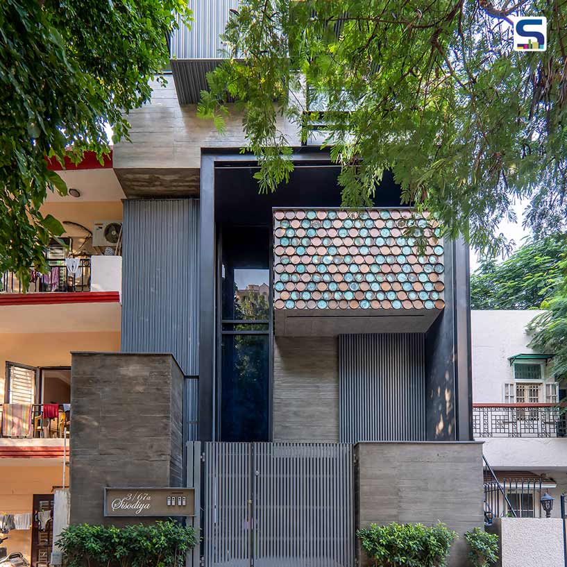 Architects Home | Copper Cladding For the First Time in India By ASRO Arcade | Gurugram | Artsy Facade