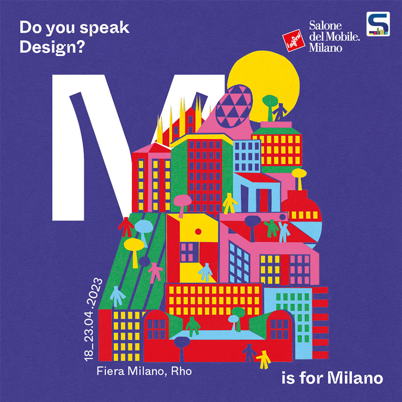 26 Brightly-Coloured, Geometric And Ultra-Pop Posters Define The New ABC of the 61st Edition of Salone del Mobile Milano 2023