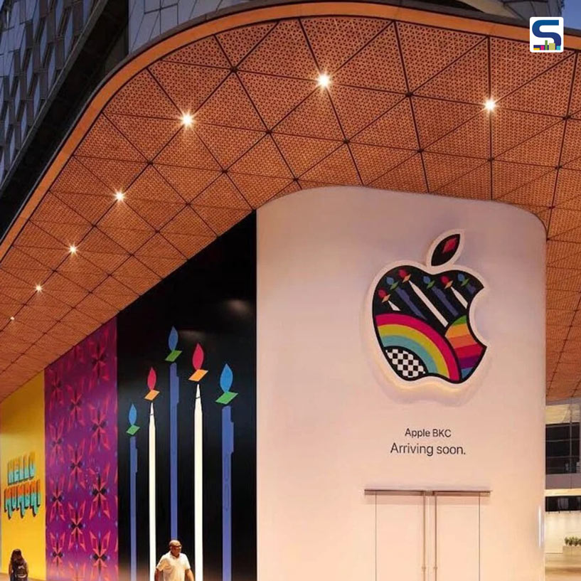 Featuring the iconic Kaali Peeli taxi art exclusive to Mumbai, the new retail store dubbed Apple BKC comprises several eye-catching, colourful interpretations of the decals combined with numerous Apple products and services.