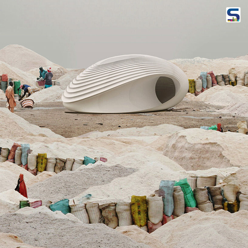 Stunning 3D-Printed Pavilions Made from Recycled Plastic