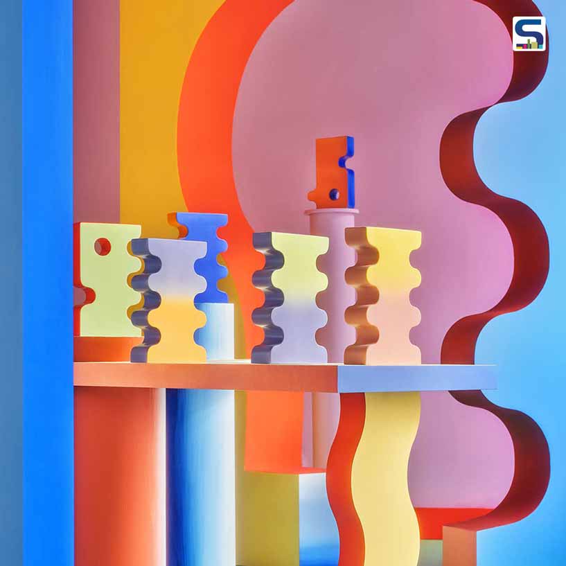 Colourful Geometric Vases That Bridge Painting and Pottery | BARVA VASES