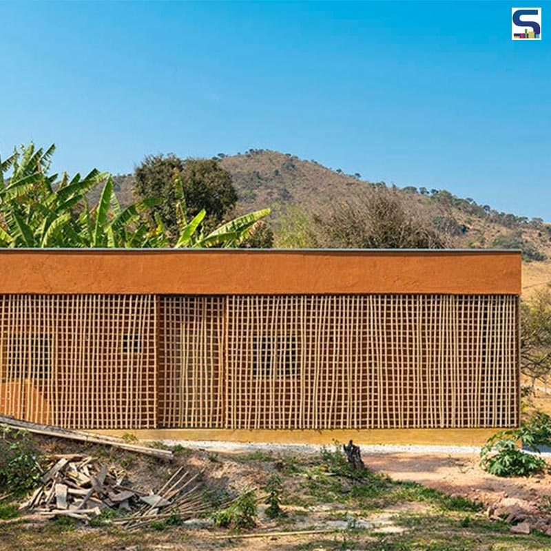 Irregular Bamboo Lattice Wraps This Brazil House On Three Sides | Sustainable Architecture