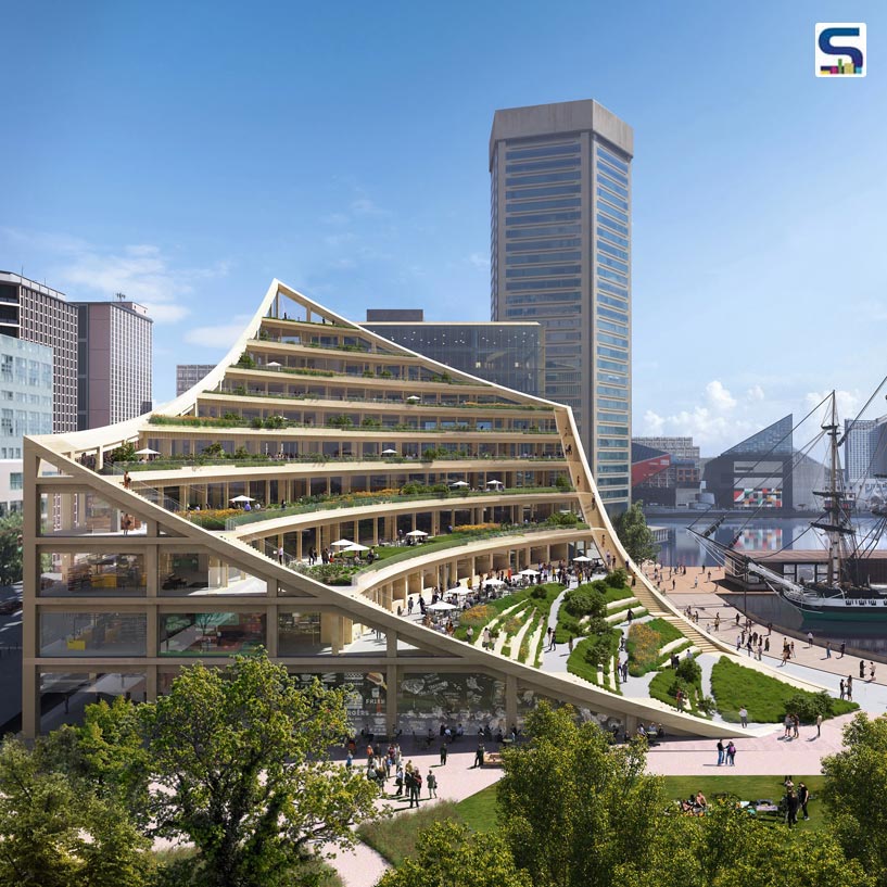 3XNs Unique Sailboat-inspired Design for a Retail Building in Baltimore | Danish Architecture Firm
