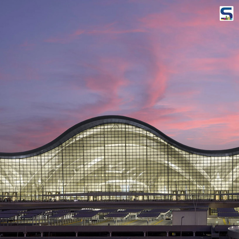 Undulating Roof Covers The Zayad International Airport in Abu Dhabi Designed by KPF