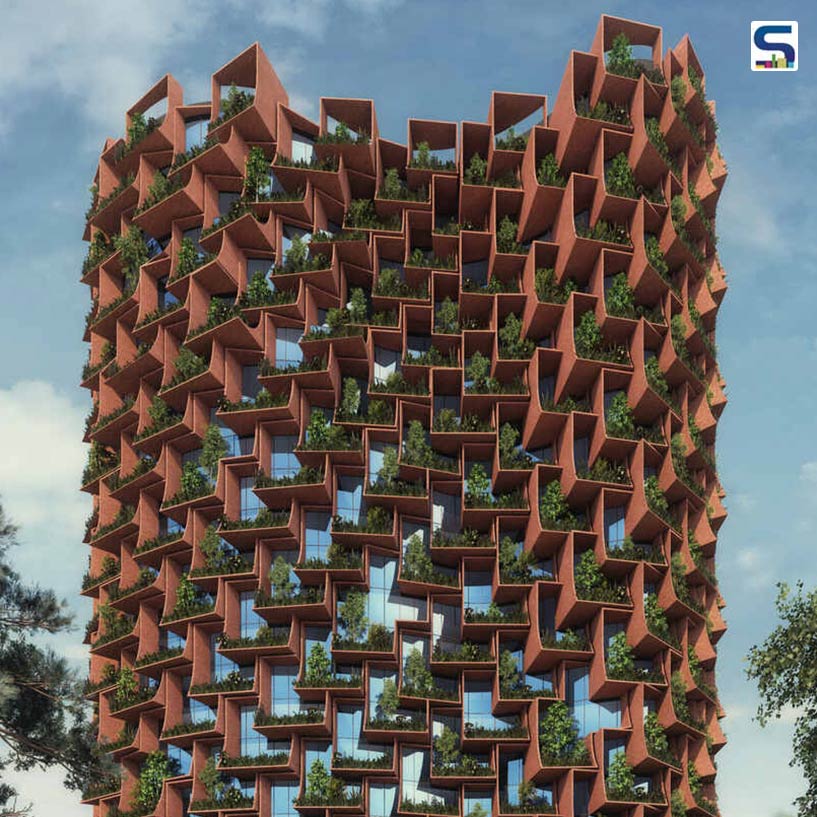 "The Forest" by Sanjay Puri Architects Emulates a Dense Tree with Parabolic Balconies