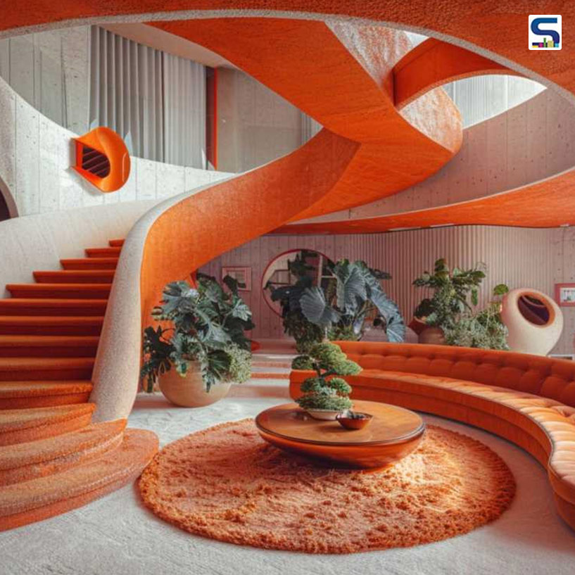 Harmony of Vibrant Colours, Organic Shapes, and Geometric Forms in This Residence by Fatemeh Abedi