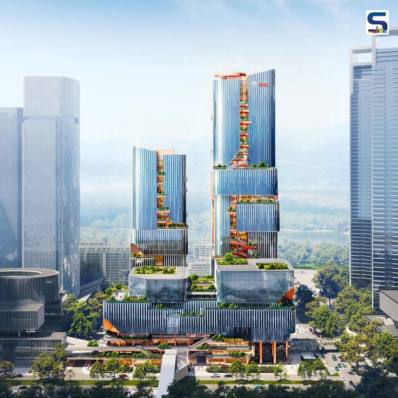 Büro Ole Scheeren Unveils Design for JD.coms New Shenzhen Headquarters | China