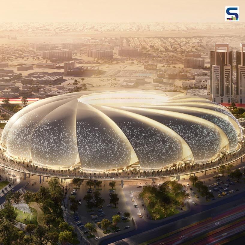 Populous Unveils Aramco Stadium- A 47,000-Seat Icon for Al Khobar | Saudi Arabia