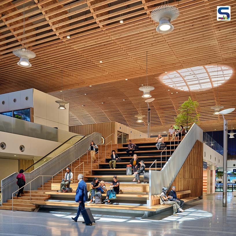 ZGF Architects Expands Portland Airport with Massive Prefabricated Timber Roof