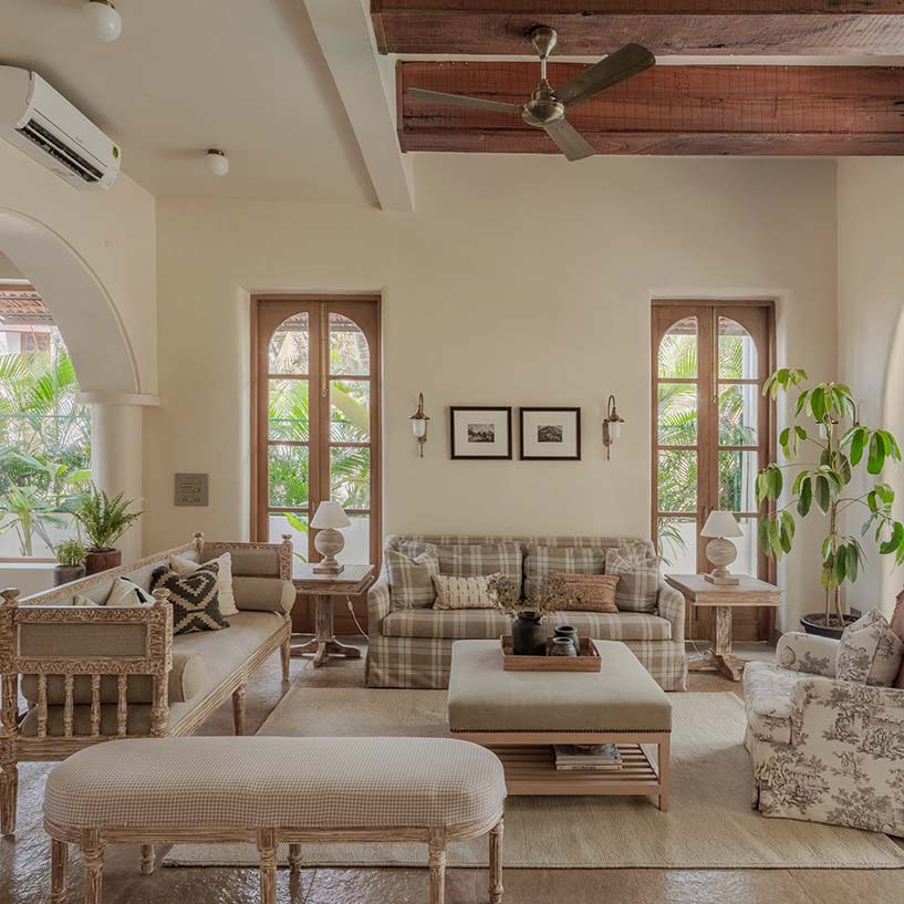 Goan Charm Meets European Elegance in a Tranquil Villa by Papersky Studio in Anjuna