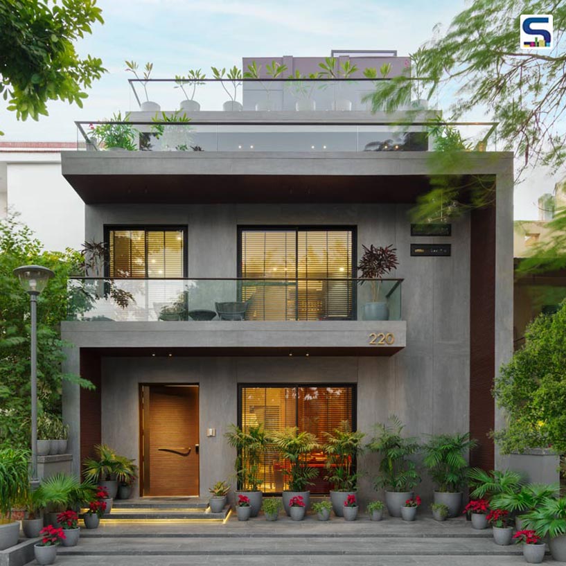 A Harmonious Blend of International Style and Indian Warmth in This 3-Storey Villa | Gurugram | Manmeet Ahuja Design