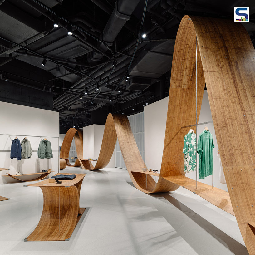 Innovative Bamboo Design at The Element Pop-up Store by llLab. | China