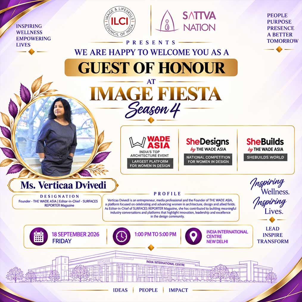 Verticaa Dvivedi of THE WADE ASIA Joins Elite Panel with Padma Shri Dr Deepa Malik, Singer Shibani Kashyap, Dr Blossom Kochhar at Image Fiesta Season 4