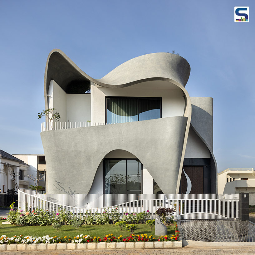 The Ribbon House in Mohali, Punjab, is a unique home showcasing the power of design. With a construction background, the clients 3712 sq. ft. residence features a special ribbon design, inspired by natures flow.